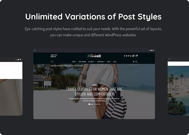 Pixwell Theme Unlimited Layouts