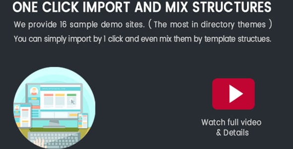Javo Theme Review - click Import Demo data