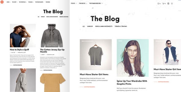 Shopkeeper Theme Review - Blogging layouts available
